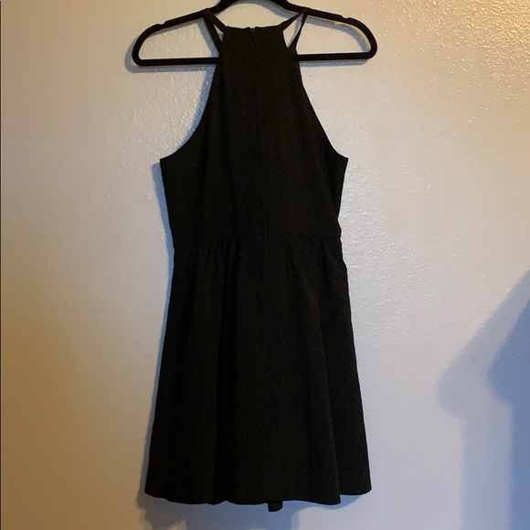 Black dress with colorful accent - Picture 2 of 3